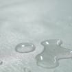 Waterproof Rectangle Table Cover, Wipeable TPU-Coated Linen-Look Tablecloth, Dusty Blue, Oversized Sizes