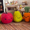 Needle Felted Fruit and Vegetable Figurines, Wool Fiber Art Sculptures, 8-10 cm Kitchen Decor