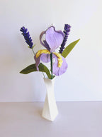 Wool Felt Lavender Stems – Soft Purple Botanical Decor, 3 Pack – Felt Flowers for Bouquet