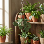 Handmade Felt English Ivy Hanging House Plant Decoration, Green, 18 x 7 cm