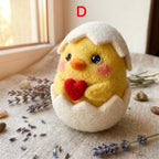Needle Felted Easter Chick, Handmade Wool Spring Decor, Soft Wool Figurine