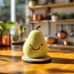 Needle Felted Fruit and Vegetable Figurines, Wool Fiber Art Sculptures, 8-10 cm Kitchen Decor