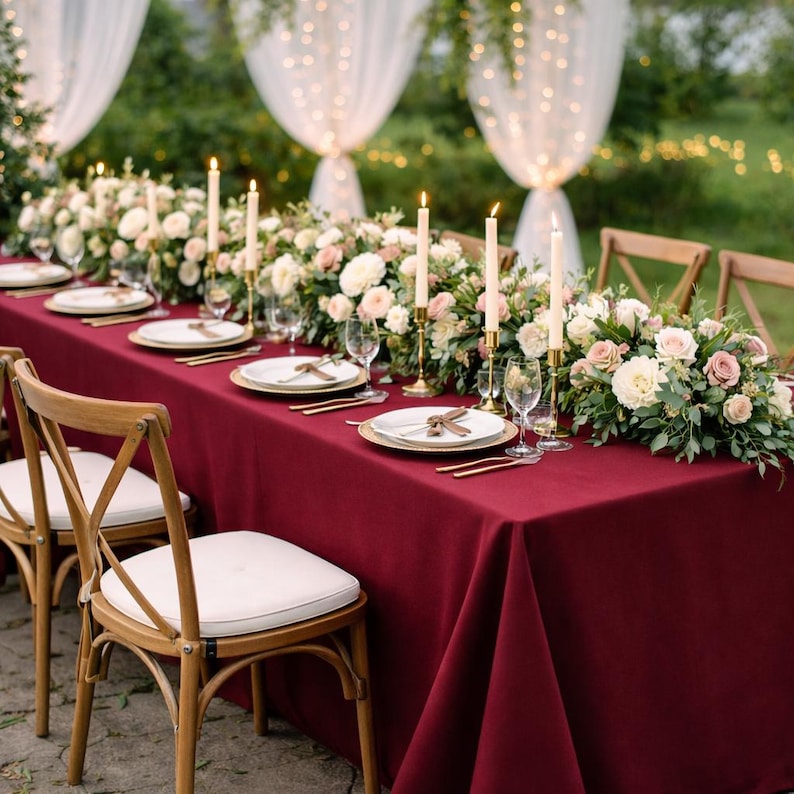Sage Green Round Linen Tablecloth for Wedding, Washed Linen Table Cloth, 40 Colors, Rectangular Square Oval Round