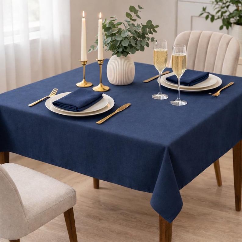 Sage Green Round Linen Tablecloth for Wedding, Washed Linen Table Cloth, 40 Colors, Rectangular Square Oval Round