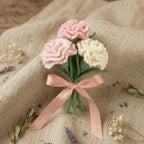 Handmade Needle Felted Wool Flower Bouquet - Forever Flowers for Vase Decor, Floral Gift