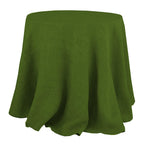 Sage Green Round Linen Tablecloth for Wedding, Washed Linen Table Cloth, 40 Colors, Rectangular Square Oval Round