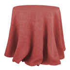 Sage Green Round Linen Tablecloth for Wedding, Washed Linen Table Cloth, 40 Colors, Rectangular Square Oval Round