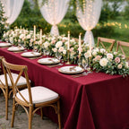 Washed Linen Tablecloth for Wedding and Farmhouse Dining Table Decor