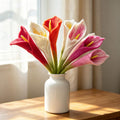 Hand Felt Calla Lily 15 Inch Wool Everlasting Flower for Wedding Home Anniversary Decor