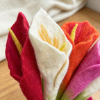 Hand Felt Calla Lily 15 Inch Wool Everlasting Flower for Wedding Home Anniversary Decor