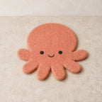 Wool Felt Sea Animal Coasters Set of 6 Whale Seal Octopus Turtle Stingray Jellyfish Mug Mats 10cm