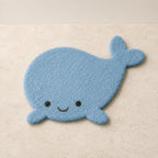 Wool Felt Sea Animal Coasters Set of 6 Whale Seal Octopus Turtle Stingray Jellyfish Mug Mats 10cm
