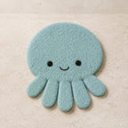 Wool Felt Sea Animal Coasters Set of 6 Whale Seal Octopus Turtle Stingray Jellyfish Mug Mats 10cm