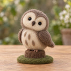 Needle Felted Wool Bird Figurine or Hanging Ornament, 6 Backyard Bird Designs, Handmade 7 cm