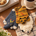 Handmade Wool Felt Animal Coasters Set – Home Decor, Multicolor