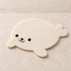 Wool Felt Sea Animal Coasters Set of 6 Whale Seal Octopus Turtle Stingray Jellyfish Mug Mats 10cm