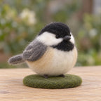 Needle Felted Wool Bird Figurine or Hanging Ornament, 6 Backyard Bird Designs, Handmade 7 cm