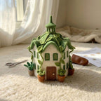 Handmade Needle Felted Mini Fairy Woodland Cottage | 6–8cm Tiny Wool Fairy House Decor