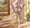 Wool Felt Lavender Stems – Soft Purple Botanical Decor, 3 Pack – Felt Flowers for Bouquet
